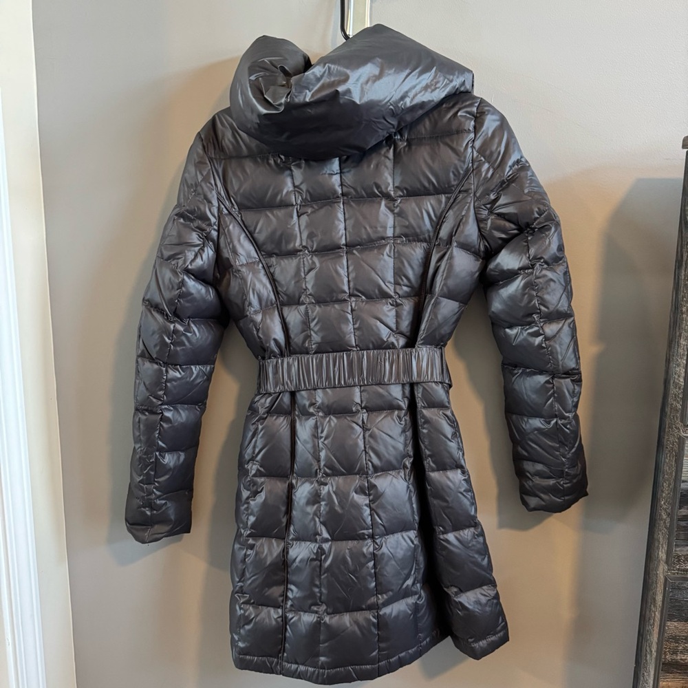 Laundry by Shelli Segal Down & Feather Long Puffer Coat - Picture 8 of 11